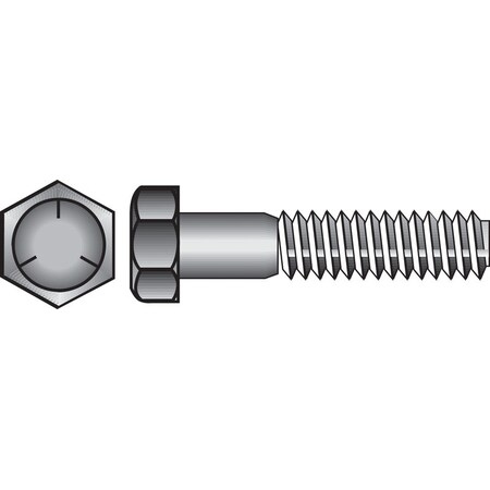 Hillman Grade 5 Hex Head Cap Screw, Steel 200096